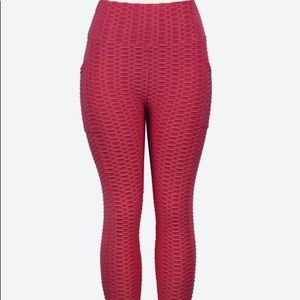 Texture Active wear leggings with phone pocket